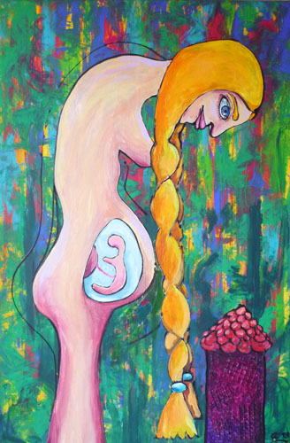 2014, rapunzel II, 90x60